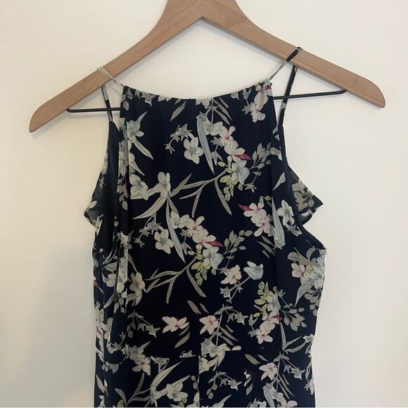 Lulu’s Belong to You Navy Blue Floral Print Sleeveless Dress Small - Picture 10 of 16